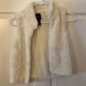 Faux fur vest